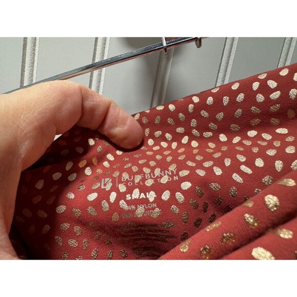 BuffBunny Collection Rosa Legging Mirage Gold Bossy Women Size Small - Picture 4 of 6